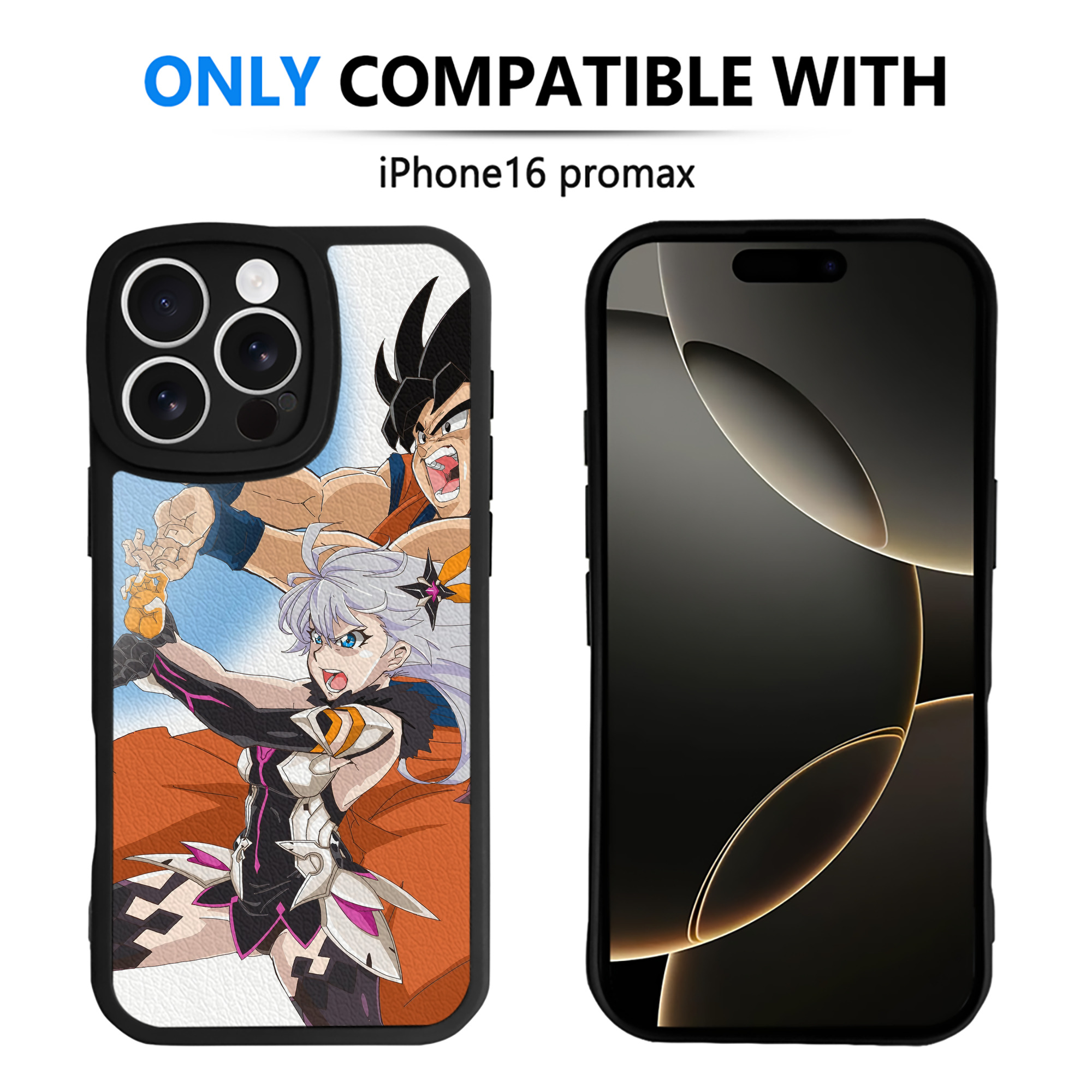 （画像用） ドラゴンボール DRAGON BALL 【iPhone 16シリーズ対応】シリコンスマホケース（レザー調） 材質：シリコン